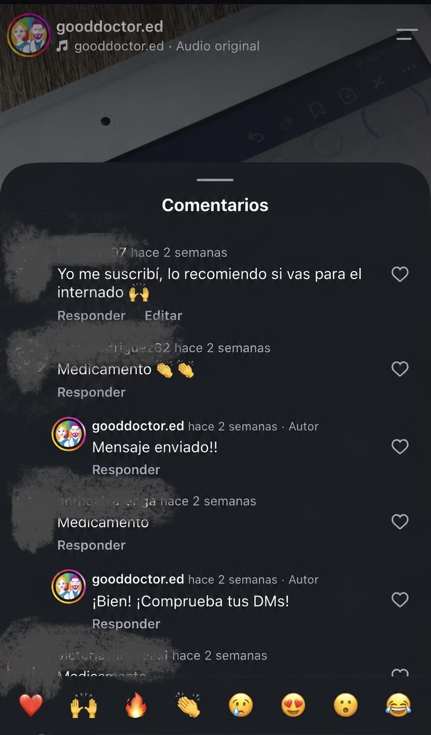 Testimonio de estudiante
